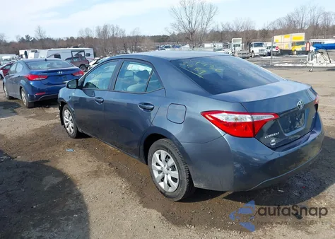 2016 Toyota Corolla Le z USA, uszkodzony, nr VIN 2T1BURHE5GC636432